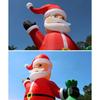 Outdoor Giant Inflatable Santa Claus Outdoor Christmas Decor Xmas Ornament Huge Blow up Santa Claus with Light
