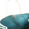 HERMES Garden Party TPM Hand Bag Tote Bag Toile Offishe/Leather blue/White