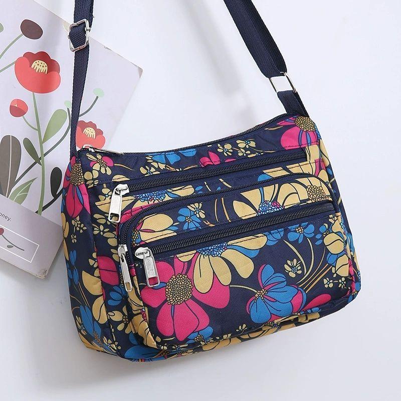 Korean Version Oxford Canvas Bag Casual and Versatile Sports Travel Shoulder Bag Crossbody Bag Women's Small Bag