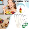 Golf Club Fruit  Baking Cake Decoration Toothpick Dessert Juice Drink Decoration