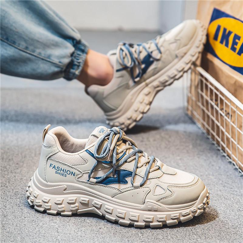 Men's shoes new summer casual breathable casual little white sports shoes teen height-increasing dad ins shoes