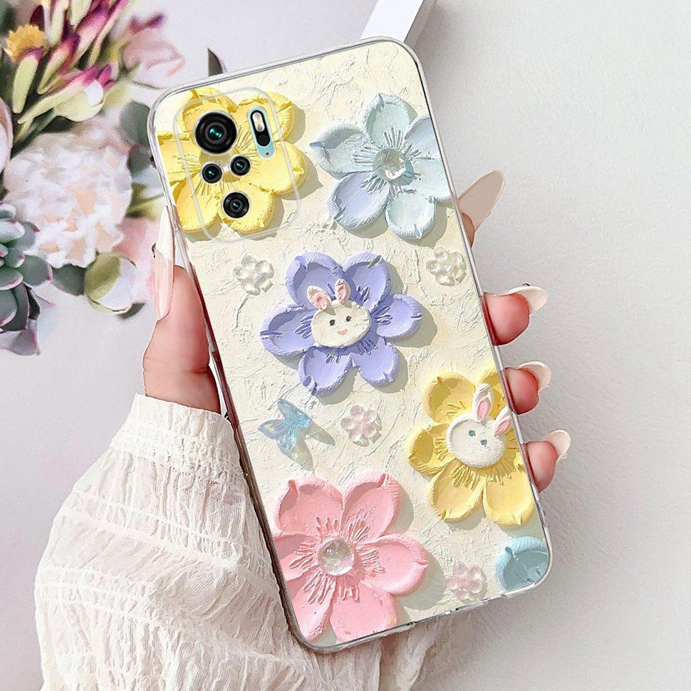 Colorful Pattern Case For Xiaomi Redmi Note 10 4G Ultra Slim Soft Silicone Case For Redmi Note 10 10S Note10 Note10S Cover Coque