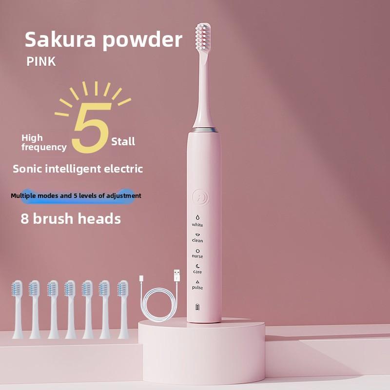 Electric Toothbrush Adult Sonic Scrubber Wireless Charging Scrubber Gifts Electric Toothbrush