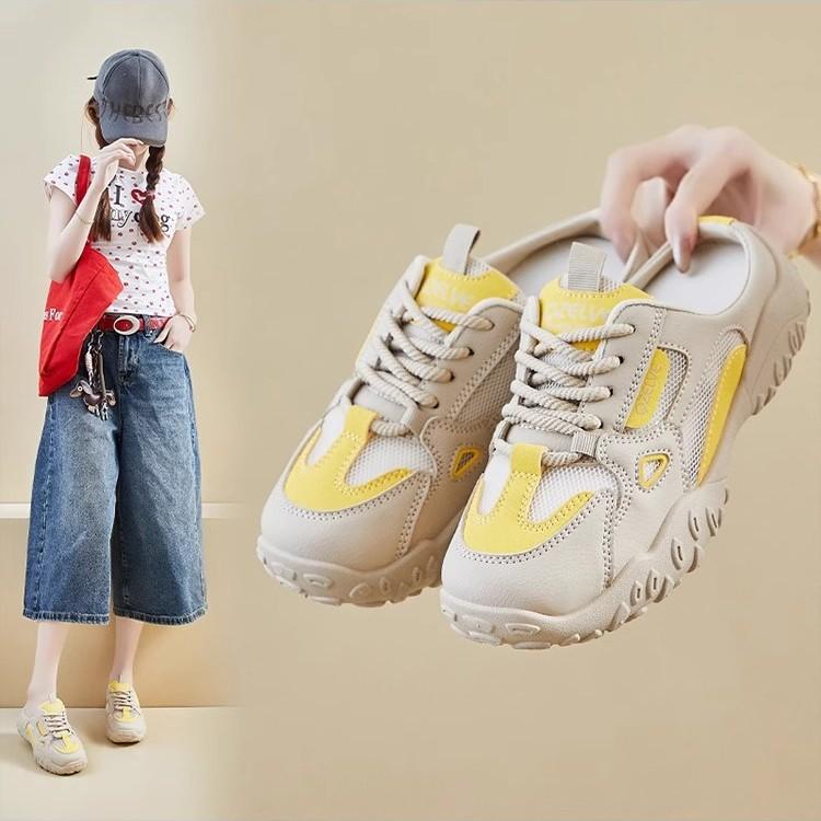 Summer Soft-soled Mesh Shoes Student Mesh Breathable Board Shoes Thin Sports Shoes