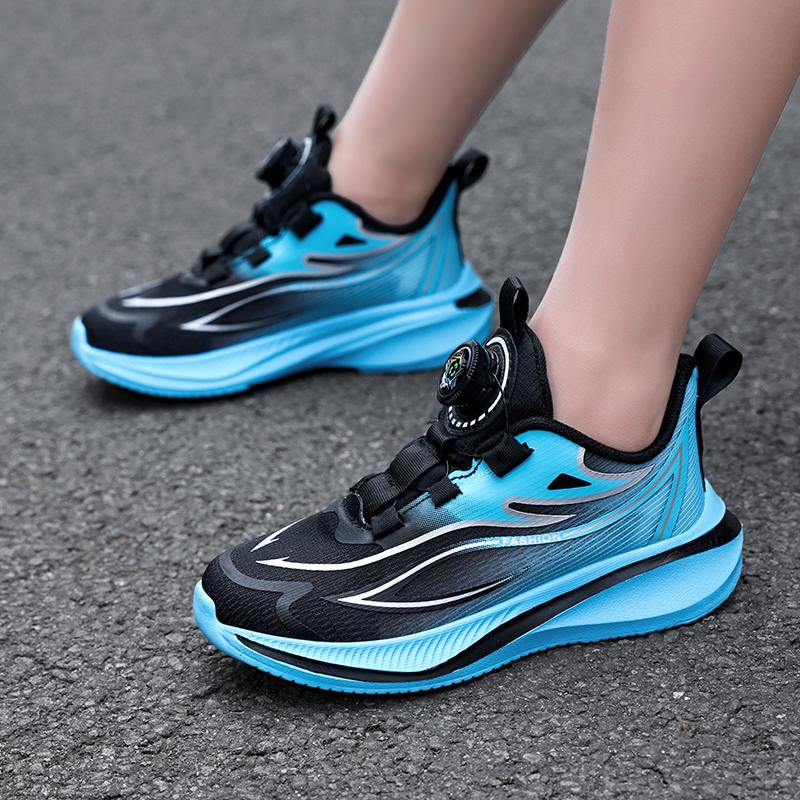 Kids Breathable Sport Shoes Lightweight Mesh Walking Sneakers for School Outdoor Play and Daily Wear