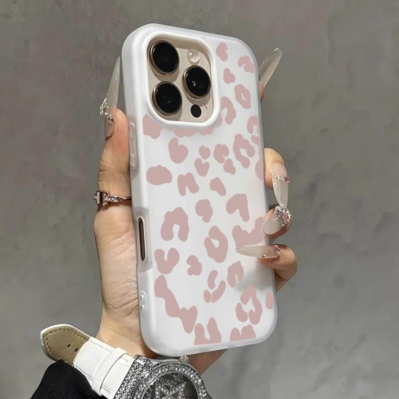 Leopard Print Phone Case For Samsung Galaxy A55 A54 A15 A14 A34 A24 A35 A06 S22 S21 FE S20 Plus 20 Ultra A05 A05S A04 A04E