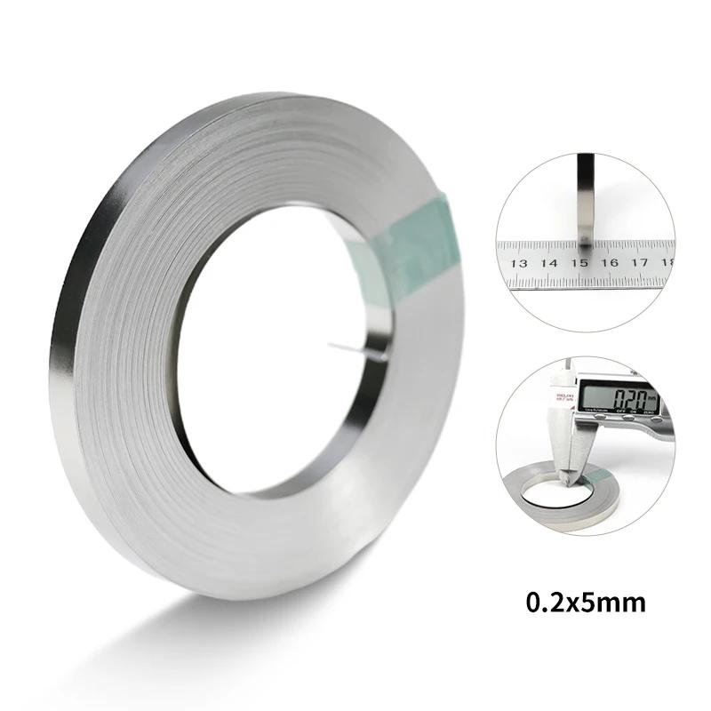 10m/Roll Nickel Plated Strip 18650 Li-ion Battery Connector 0.1mm 0.12mm 0.15mm 0.2mm Spot Weld Steel Belt Battrey Connectors
