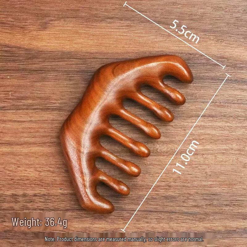 

Gold Silk Sandalwood Meridian Massage Comb