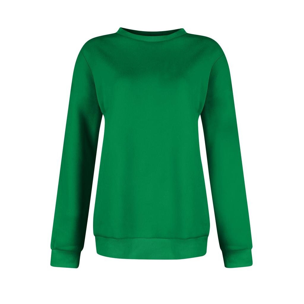 Women's Colorblock Sweatshirt Long Sleeve Round Neck Casual Comfortable Loose Lightweight Women's Sweatshirt