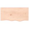 Vidaxl Blat Do Łazienki, 80X40X(2-4) Cm, Surowe, Lite Drewno