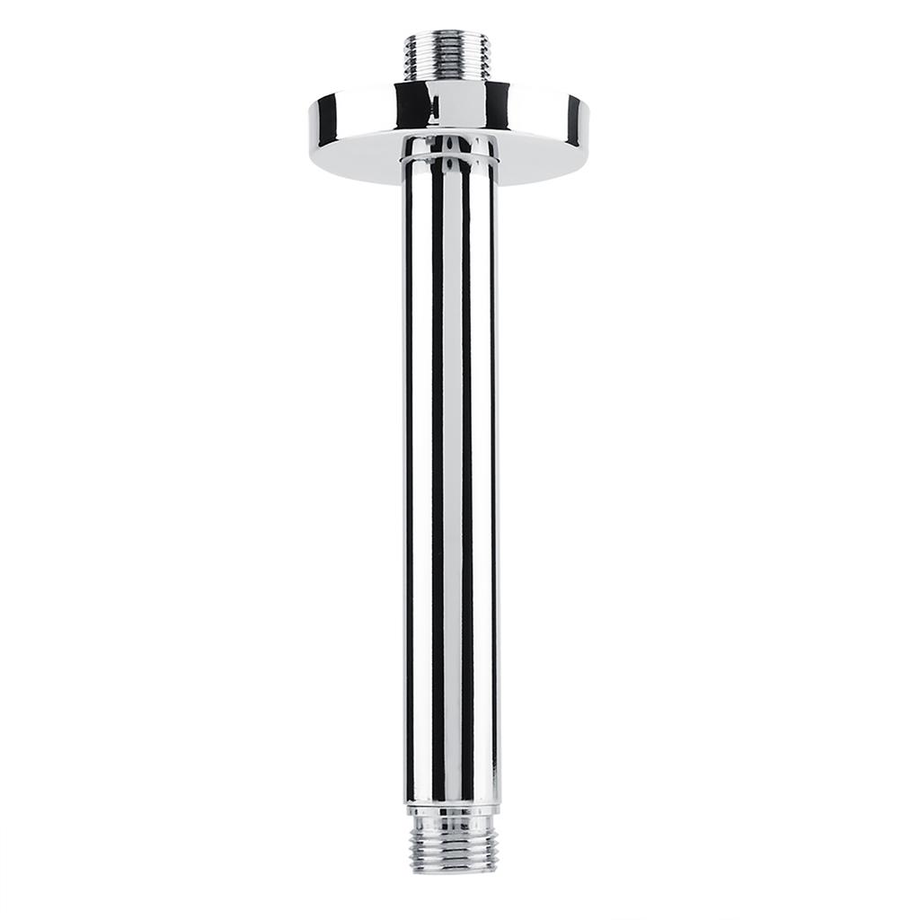 Shower Arm Tube 15/20/25/30cm Round Top Shower Arm Tube Wall-mounted Bathroom Ceiling Shower Head Extension