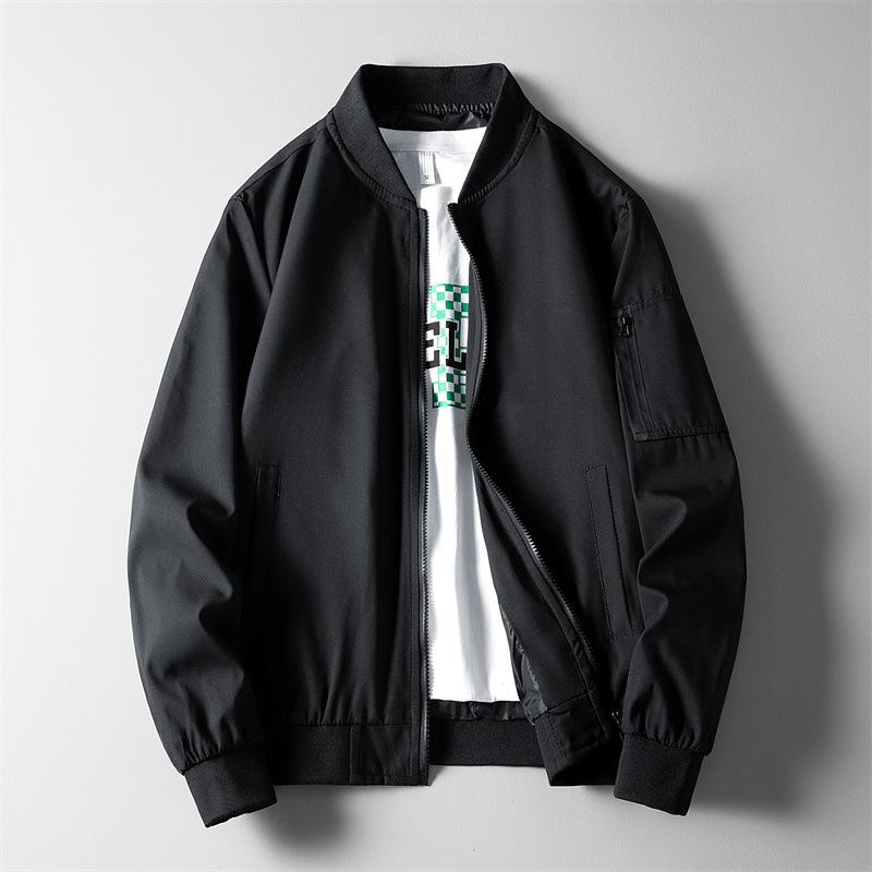 Herrenjacke Frühling und Herbst Koreanische Version Lässige große Kapuzenjacke Herrenoberteil