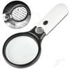 Portable 3X 45X Handheld Magnifying Glass with 3 LED Light Elderly Newspaper Reading Repair Tool High Definition Sharp Focus