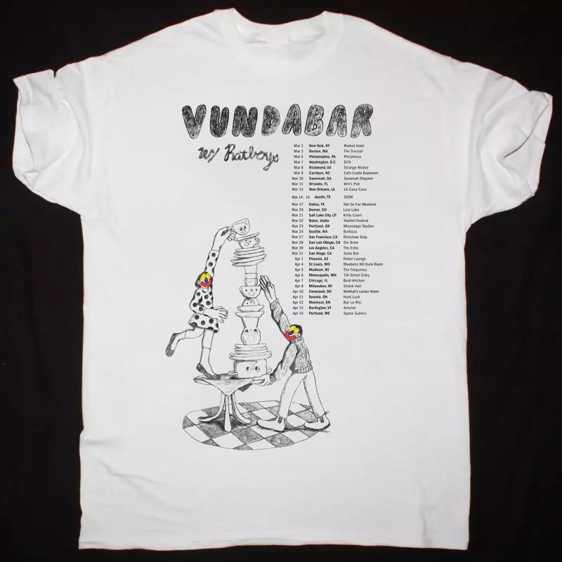 Vundabar bAND tOUR Tee white Color All Sizes S-5XL for Fans PP2562 XXXXL