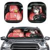 Christmas Eve Fright Element, Car Shade Front Windshield Shade Two-Piece