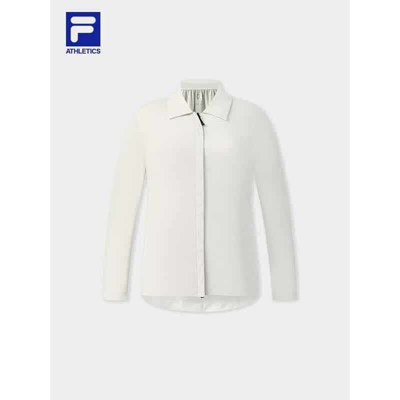 FILA Women s Loose Lapel Woven Long Sleeve Outdoor Jacket S