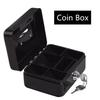 ABIY Mini Safe Cash Box Lock Box Metal Security Box With Key Sturdy For Coin Bank Money Bank Portable For Coin Collection