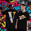 2025 Summe Vintage Neuer Stil Buchstabendruck Amerikanisches Atmungsaktives Lockeres Herren Damen 100% Reine Baumwolle Bedrucktes Freizeit-T-Shirt Y2k
