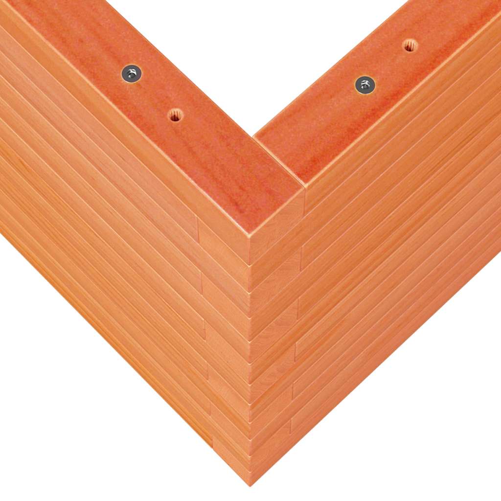 Vidaxl Garden Planter, Waxed Brown, 90X40X45.5 Cm, Pine Wood