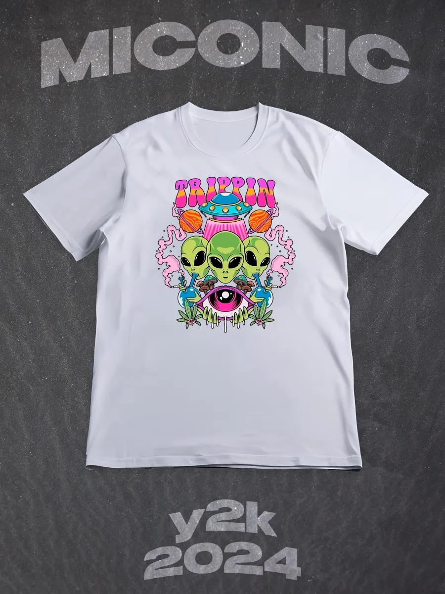 Y2K horror printed T-shirt 3XL