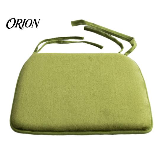 Anti-slip Thickened Buttock Relief Pad Plush Chair Cushion with Ties, Soft Cozy Non-slip Seat Cushion, 15.75" for Hard Seats x Warm Office Dining