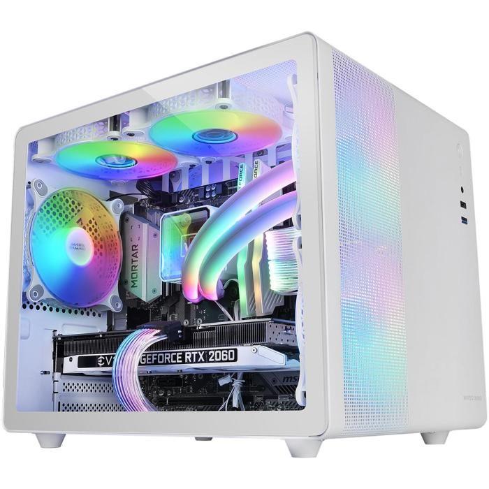 Boîtier Gaming - MARS GAMING - MC-400 - Micro-ATX - Verre Trempé - 3 Ventilateurs FRGB 120mm
