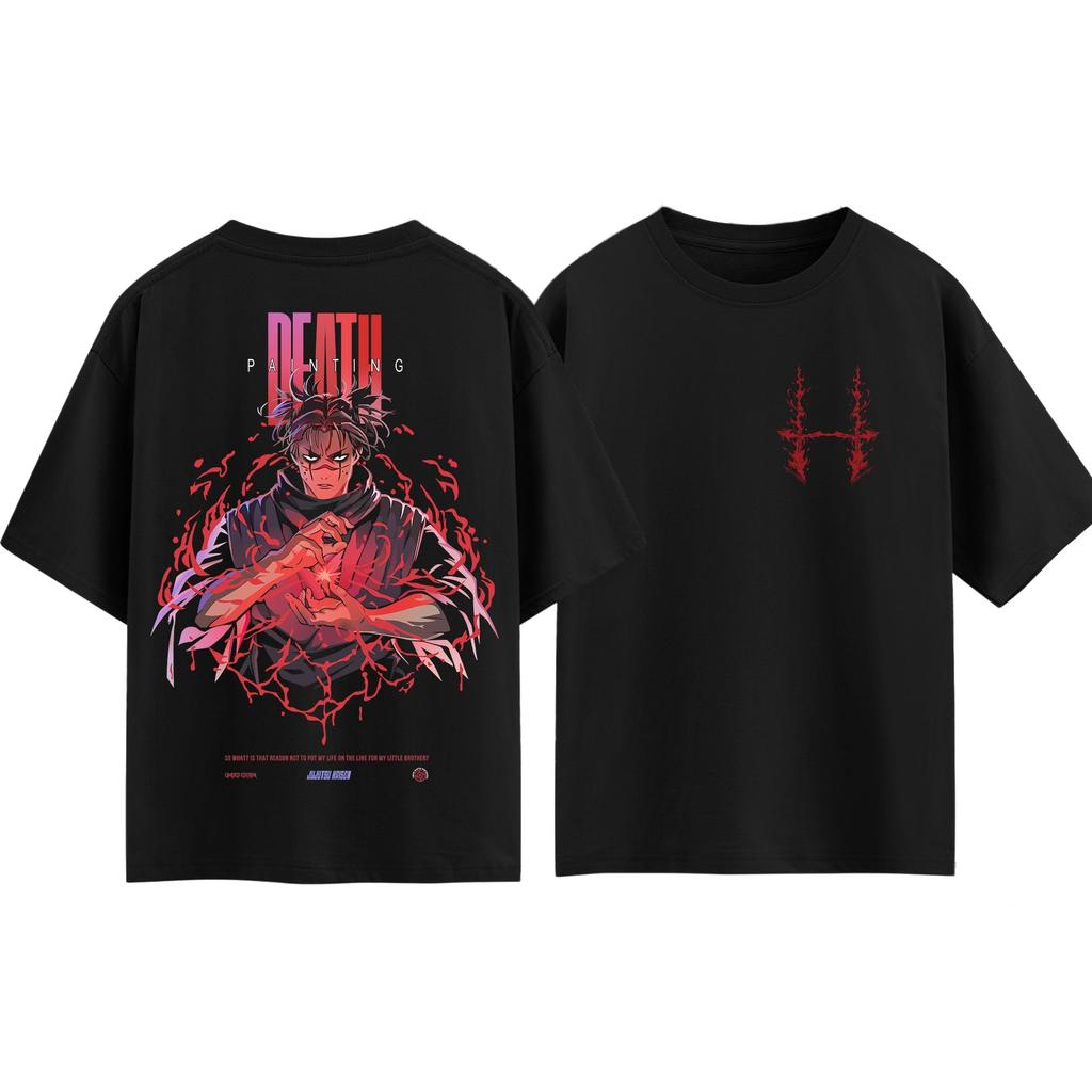 Jujutsu Kaisen Choso Potisknuté Tričko Pánské a Dámské Letní Bavlněné Oblečení Y2K Módní Fanoušci Anime Krátký Rukáv Streetwear