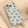 Creative Blue Heart Phone Case for iPhone 17 and iPhone 17 Pro Max
