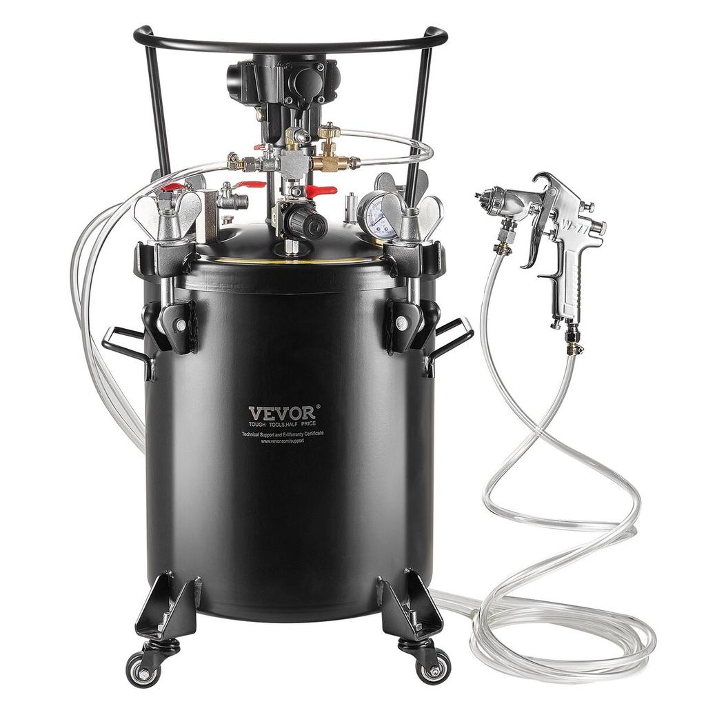 Réservoir à pression pour peinture en aérosol 30 L / 7,5 gal Agitation entièrement automatique 70 psi