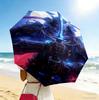 Warrior 8 Ribs 3Fold Black Glue Uv Protection Umbrella Sun Protection Rainproof Compact Folding Umbrella For Travel Daily Use C9241234