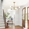Modern Sputnik Chandeliers Light, 6/8/10/12-Light Chandeliers for Dining Room, Height Adjustable Ceiling Lights Farmhouse Chandelier for Kitchen