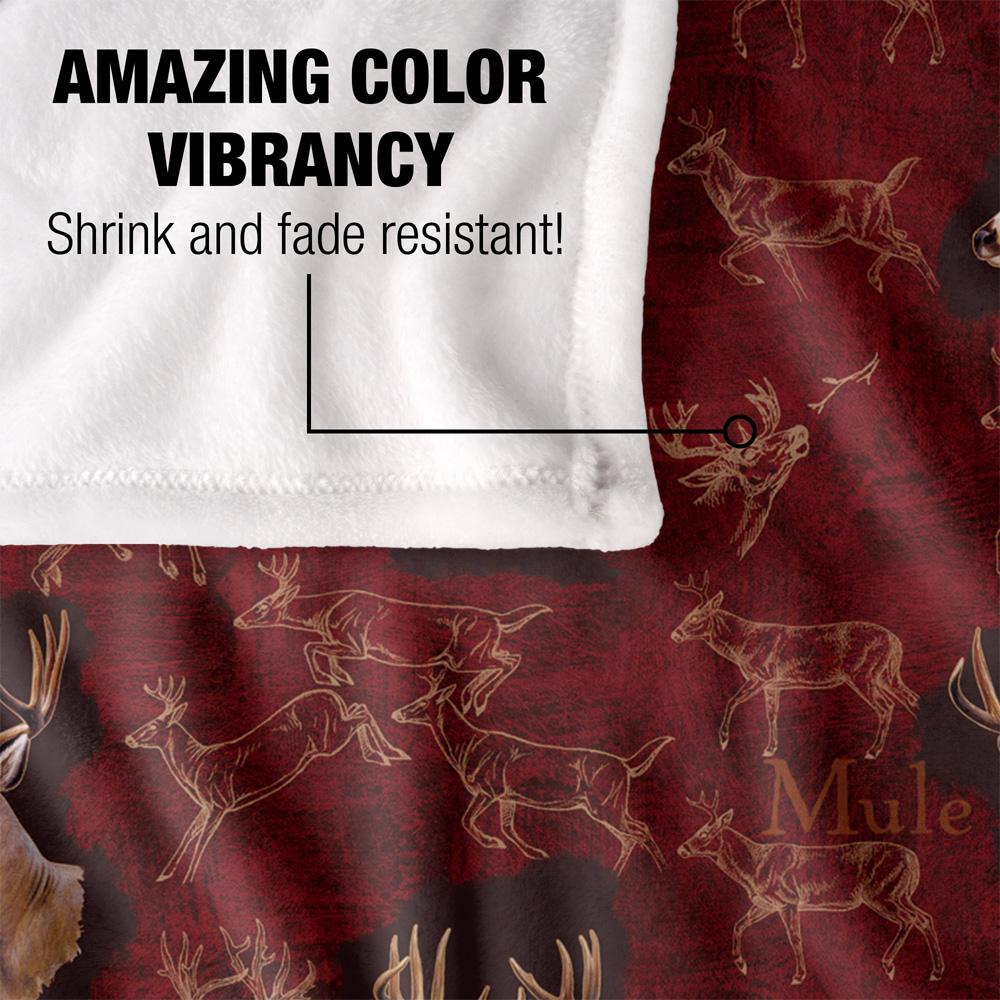 JQ Licensing Silky Deer Supersoft Blanket