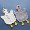 1pc Cartoon Duck Hand Towel Quick-Drying, Absorbent, Hanging Kitchen & Bathroom Towel, Soft Plush