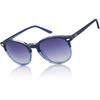 DUCO UV Protection Round UV400 Polarized Fashionable UV Size 1230 Women's Sunglasses, Blue, Protection, Lenses, Design, Protection,