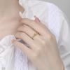 18K Gold-Plated Exquisite Chinese Style Gourd Ring for Women, Adjustable Design