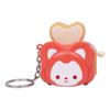 Compact Noiseless Bread Toaster Keychain Lightweight Simulation Design Hanging Ornament Plastic Daily Carry
