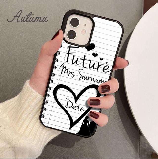 Future Mrs Bride Phone Case for iPhone 17 Air 15 16 16e 11 12 13 14 Pro Max Plus Cover coque Fundas Shell