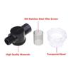 Water Pump Strainer, 1/2Inch Hose Barb In-Line Strainer Twist-On Sprayer Filter for Water Pump RVs Campers Boats