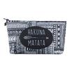 3D-друковані чорні круті косметичні сумки Косметичка Hakuna Matata
