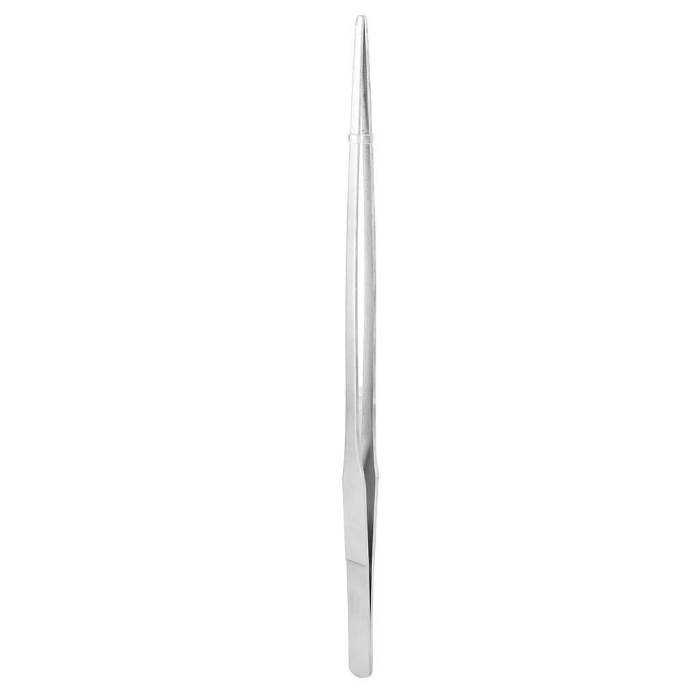 Stainless Steel Aquarium Water Plants Fish Tank Tweezers Aquascaping Tool(27cm Straight Head)