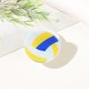 Funny Acrylic Shark Hair Clip Y2K Style Large Size Basketball Hair Claw New Style Fashion Design Football Hair Clip