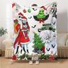 1Pc Christmas Nightmare Before Christmas Blanket Soft Throw Blanket For Home Bedroom Bed Sofa Travel Office Solid Christmas Blanket