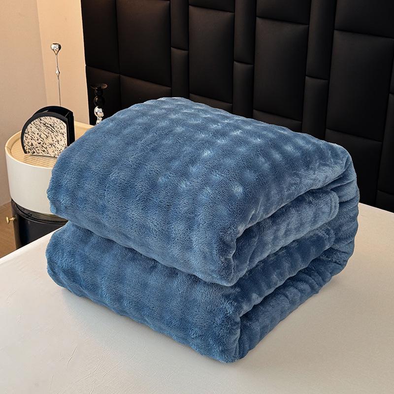Foreign Trade Milk Fleece Coral Blanket - Air Conditioning Flannel Nap Cover and Gift