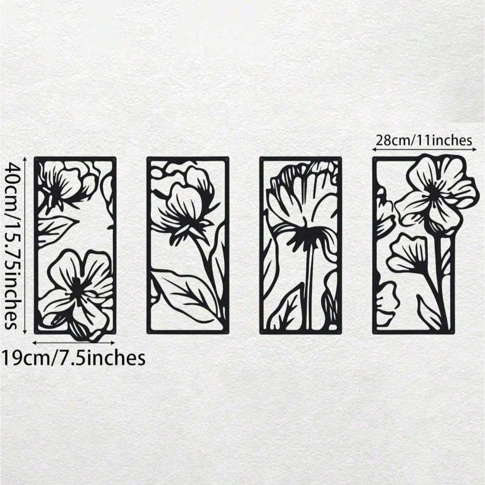 Metal Wall Art 3 Piece Tree of Life Bohemian Decor Home Gift