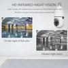 3MP E27 Intelligent menneskelig sporingsalarm Fullfarge Nattsyn Toveis IntercomCamera Dual Light Surveillance Security Cctv-kamera