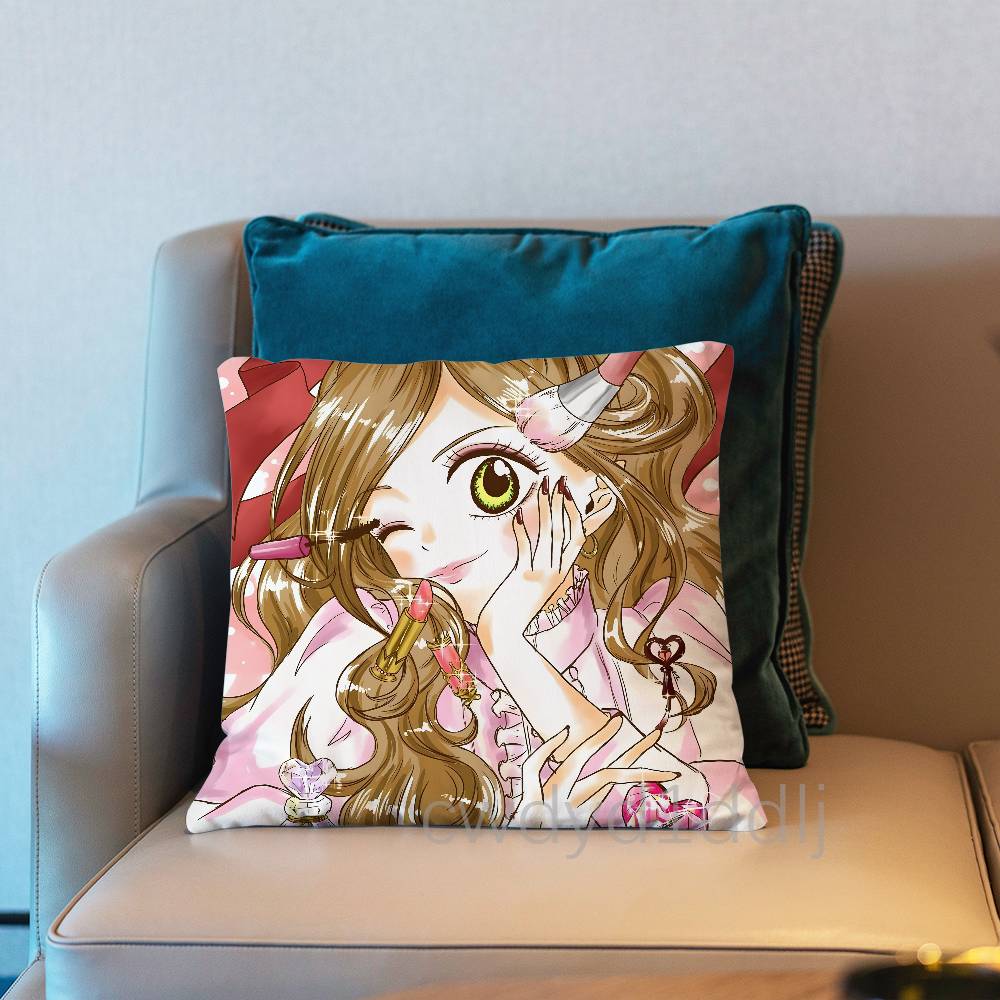 SSugar SSugar Rune Anime Pillow Case Short Plush Sofa Decorative Gift Home Doublesided Printing Cushio
