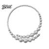 Fashion Faux Pearl Necklace Choker Women Elegant White Versatile Sparkling