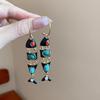 Silver Needle High-End Tassel Earrings – Elegant, Fashionable, Simple Design with a Unique Touch.