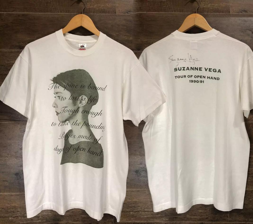 Vintage Suzanne Vega 90s Tour Of Open Hand T-shirt size S-5XL XXXXL