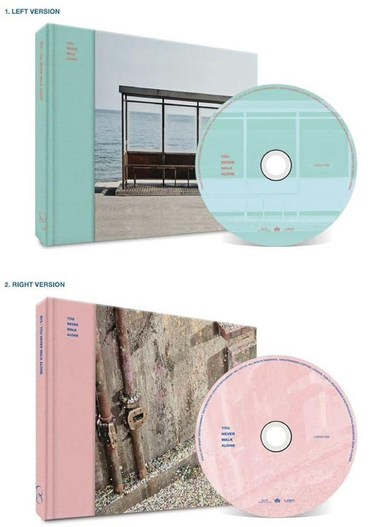 

[USED] BTS You Never Walk Alone CD 2-piece set